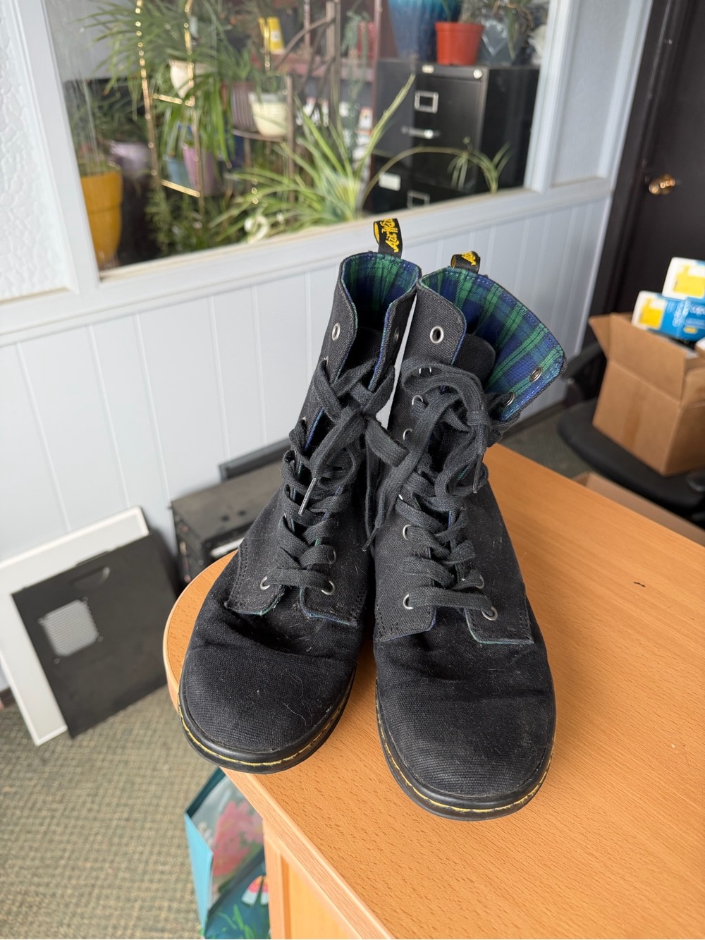 Dr Martens Canvas Lace-Up Boots - Picture 4 of 7